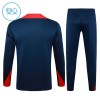 Barcelona Training Huppari 2024-25 Neljännes Zip Navy - Lasten